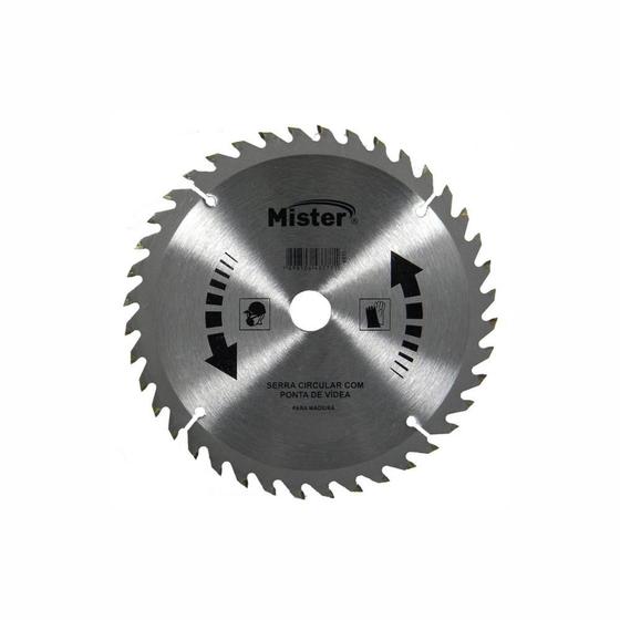 Imagem de Disco Serra Circular Vídea para Madeira 4.3/8"x 24 Dentes - Mister