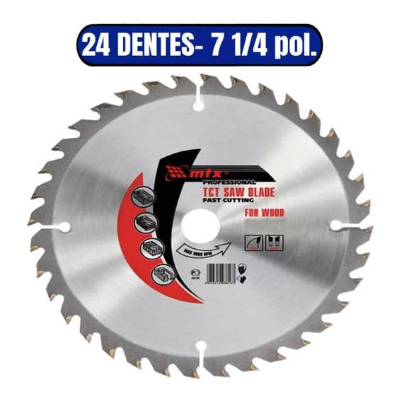 Imagem de Disco Serra Circular Widia 7 1/4 pol. 24 Dentes - MTX (7322355)
