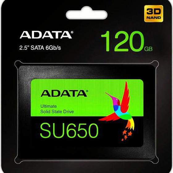 Imagem de Disco sólido interno Adata Ultimate SU650 ASU650SS-120GT-R 120GB