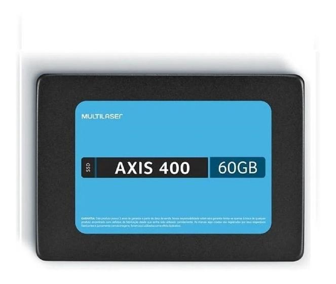 Imagem de Disco Sólido Interno Multilaser Axis 400 Ss060bu 60gb Preto