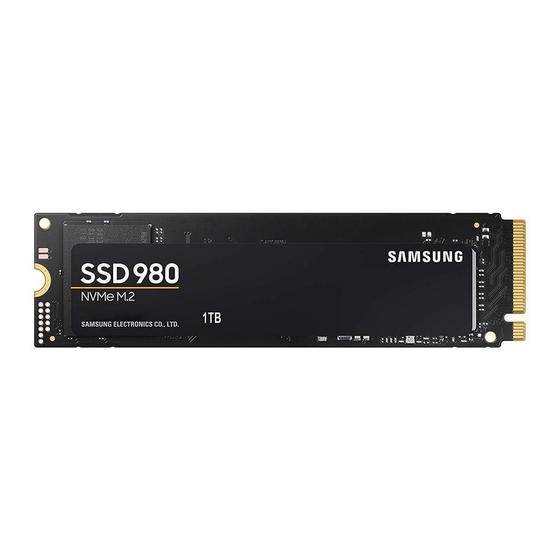 Disco Sólido Interno Samsung 1Tb 980 M.2 Nvme Pcie 3.0 Preto HD SSD