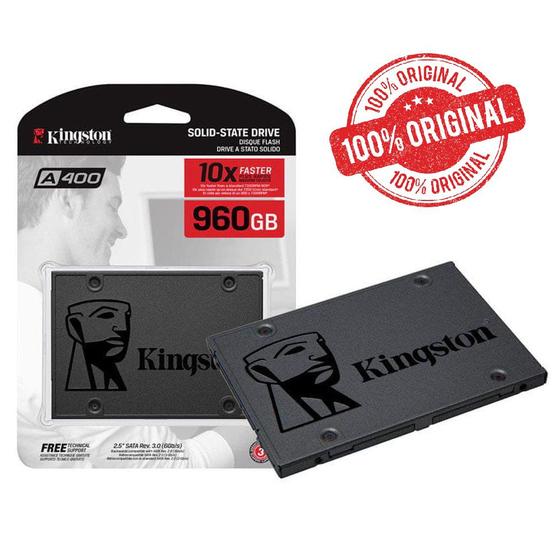 Disco Sólido Interno SSD Kingston 960Gb Sa400s37/960g 960 Menor preço em Disco Sólido Interno SSD Kingston 960Gb Sa400s37/960g 960