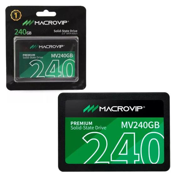 Imagem de Disco Sólido Ssd Macrovip 240gb 2.5 Sata 3 450mb/s Mv240gb