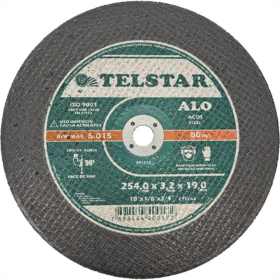Imagem de Disco Telstar Corte Ferro C.10X3/4 - Kit C/5 PC
