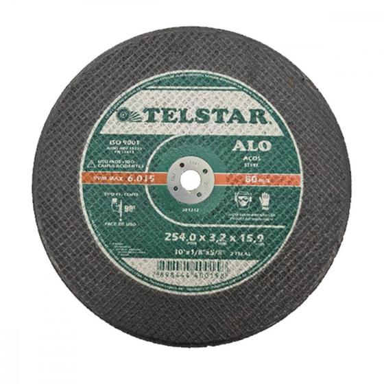 Imagem de Disco Telstar Corte Ferro C 10X5/8 ./ Kit Com 5 Unidades