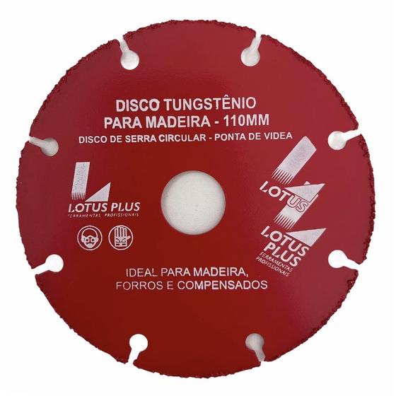 Imagem de Disco Tungstênio Para Madeira 110mm - Lotus