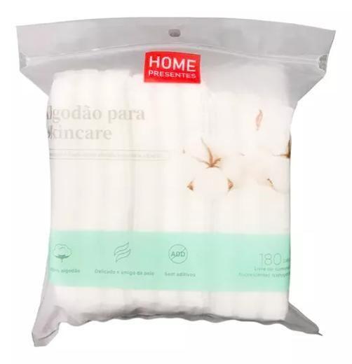 Imagem de Discos De Algodão Skincare Para Limpeza Facial Com 180 Peças