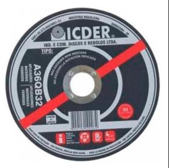 Imagem de Discos de Corte ICDER 228,6 X 3,2 X 22,2 A36QB32 Ferro