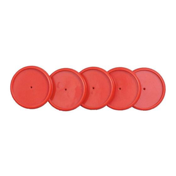 Imagem de Discos + Elástico Vermelho 23mm Médio Caderno Inteligente Ci231007