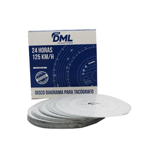 Imagem de Discos para tacografos dml disco diario 125 km