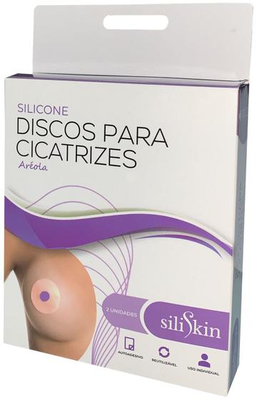 Imagem de Discos Silicone Aréola Cirurgia Mama Prótese Siliskin Par