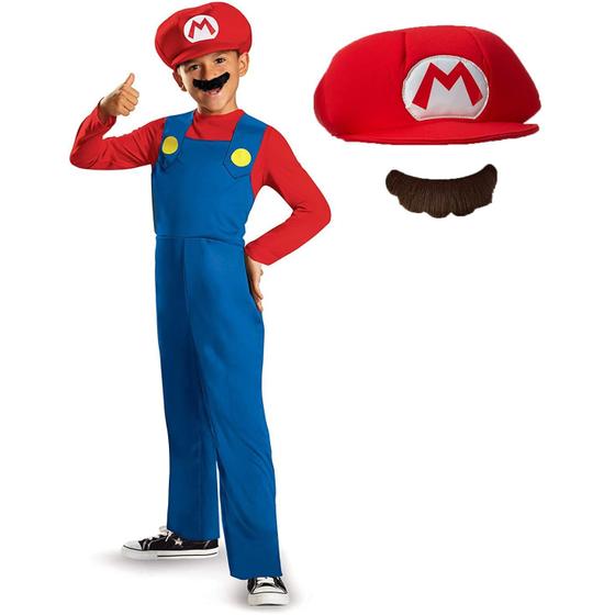 Imagem de Disfarce de disfarce Nintendo Super Mario Brothers Mario Boys