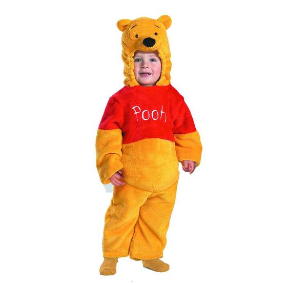 Imagem de Disfarce Winnie The Pooh Deluxe de pelúcia de 2 lados 3T-4T