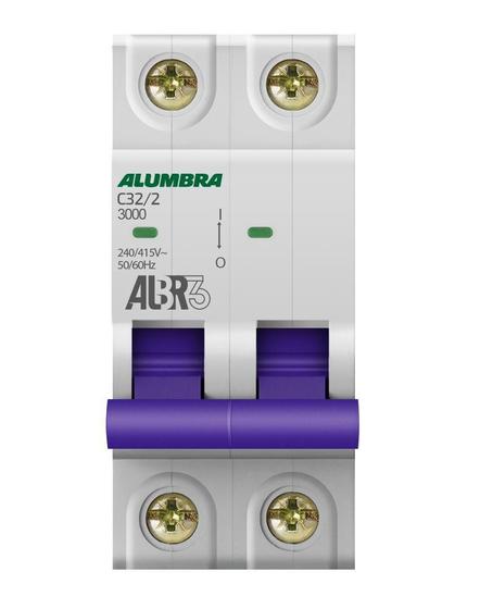 Imagem de Disjuntor Bipolar 2P 32A Curva C Albr3 Alumbra