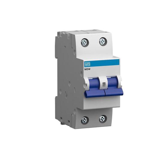 Disjuntor bipolar din 40a weg (mdw-c 40a 2 polos) Menor preço em Disjuntor bipolar din 40a weg (mdw-c 40a 2 polos)