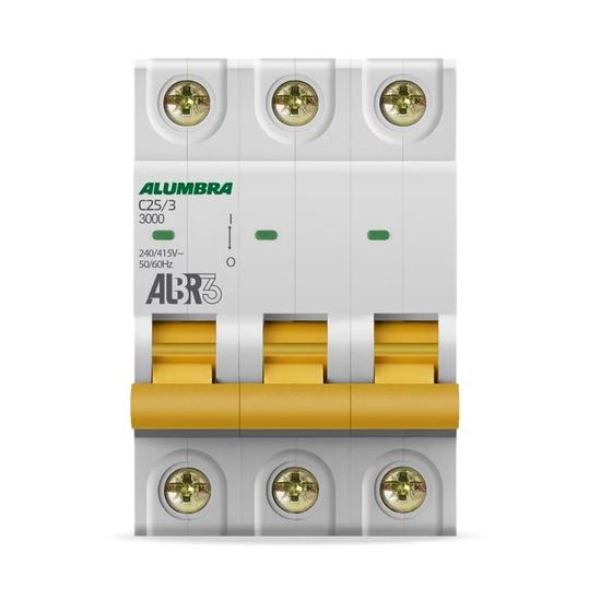 Imagem de Disjuntor Din C25/3 Alumbra - Tripolar - 32A