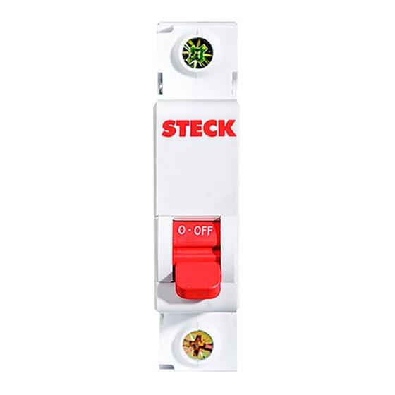 Imagem de Disjuntor Din Sdd61c40 Curva C Unipolar 40a Steck
