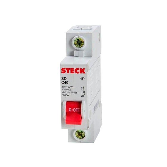 Imagem de Disjuntor din steck unipolar 40a curva c