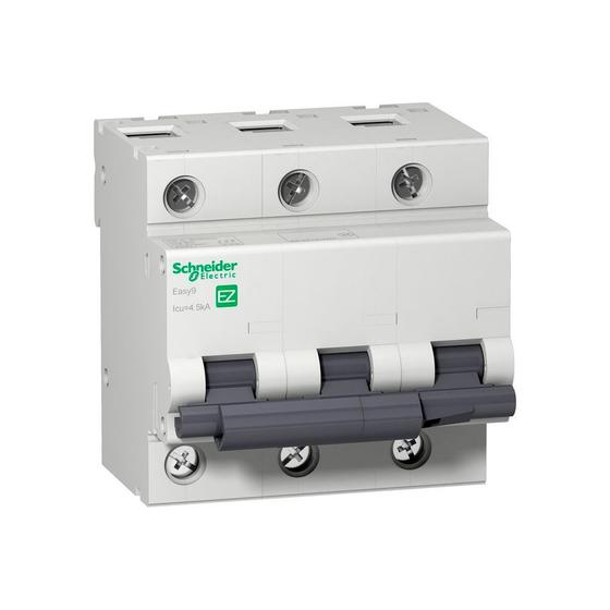 Imagem de Disjuntor Easy9 3p Tripolar Curva C 50a Schneider Ez9f33350