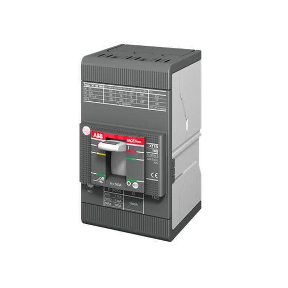 Imagem de Disjuntor em caixa moldada XT1B 125 A, 3 polos, relé TMD, Icu 18 kA em 380V, 1SDA066808R1, ABB