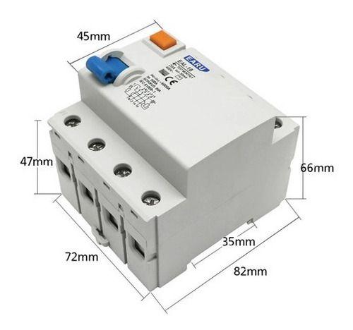 Imagem de Disjuntor Interruptor Diferencial Residual 4 Polos 63a  400v