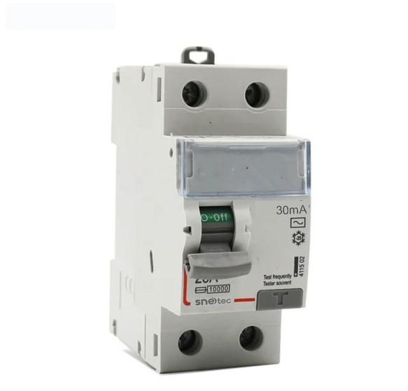 Imagem de Disjuntor Interruptor DR 10A - 63A 220V 30mA Snetec SDR2-63