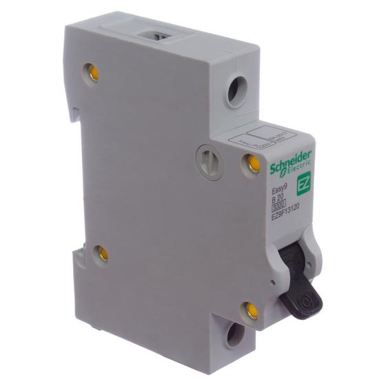 Disjuntor monopolar Easy9 50A curva C Schneider Menor preço em Disjuntor monopolar Easy9 50A curva C Schneider