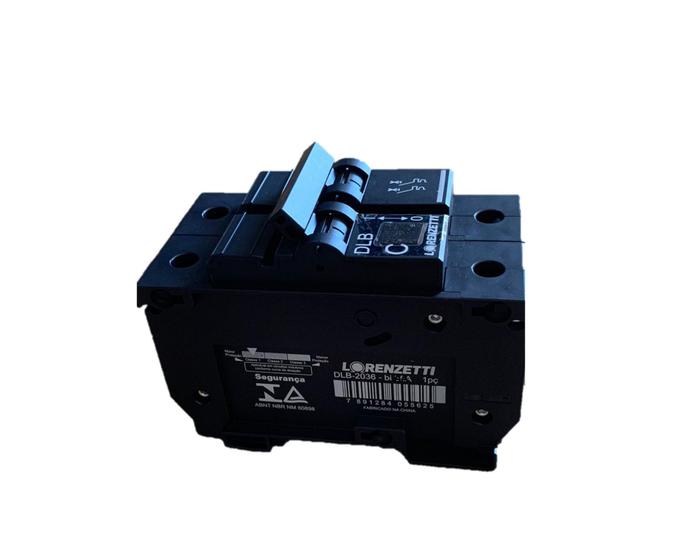 Imagem de Disjuntor Nema Bipolar Dlb 70a Lorenzetti Bifásico Preto