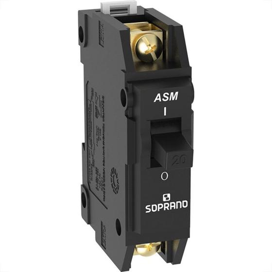 Imagem de Disjuntor Soprano Unipolar 15A Asm1-B 05001.5015.11