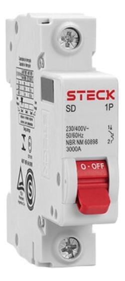 Imagem de Disjuntor Steck Unipolar Mono 40a Curva C 3KA