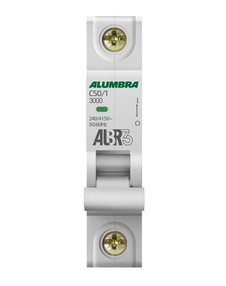 Imagem de Disjuntor Unipolar 1P 50A Curva C ALBR3 Alumbra