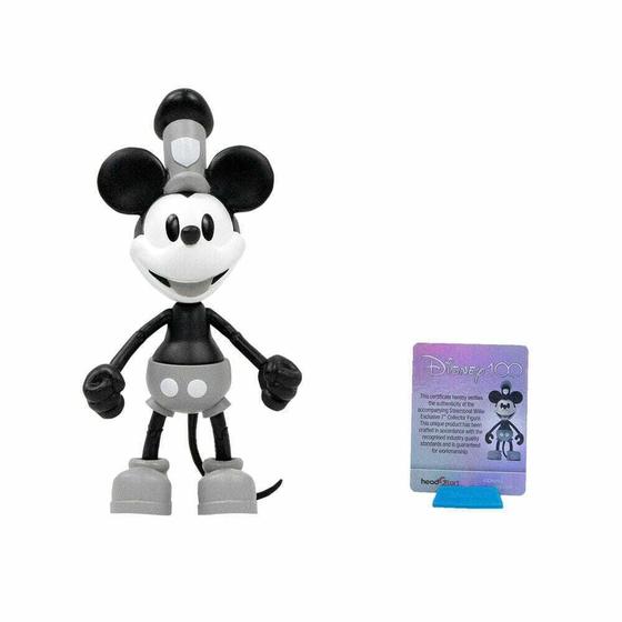 Imagem de Disney 100 Anos Boneco Mickey Mouse Steamboat Willie F0129-4 Fun