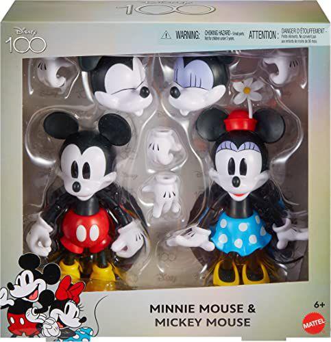 Imagem de Disney 100 Figuras de Ação Colecionáveis Mickey e Minnie Mo