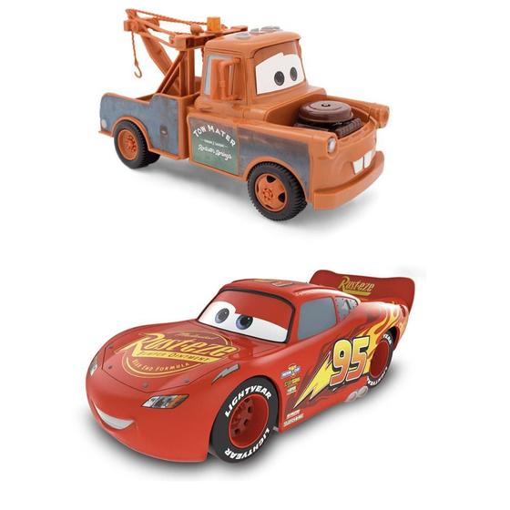 Imagem de Disney Carros Veículo de Fricção - Relâmpago McQueen e Mater 22 cm