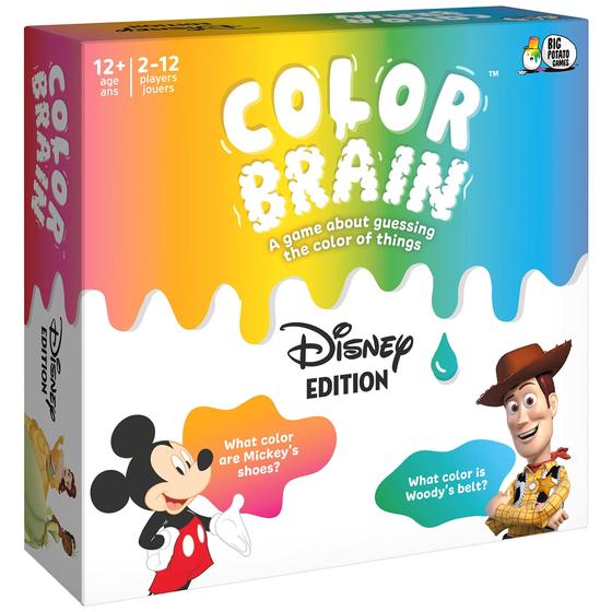 Imagem de Disney, Color Brain Board Game para Famílias Mickey Mouse Minnie Mouse Princess Tiana Estratégia Party Card Gift Toy, para adultos e crianças com idades entre 12 e acima