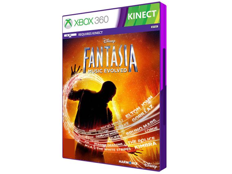 Disney Fantasia Music Evolved para Xbox 360 Disney Outros Games Magazine Luiza