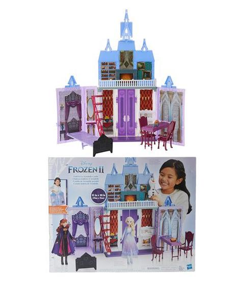 Imagem de Disney Frozen 2 Castelo de Arendelle Portátil 76Cm Com Acessórios - Maleta - Hasbro - E5511