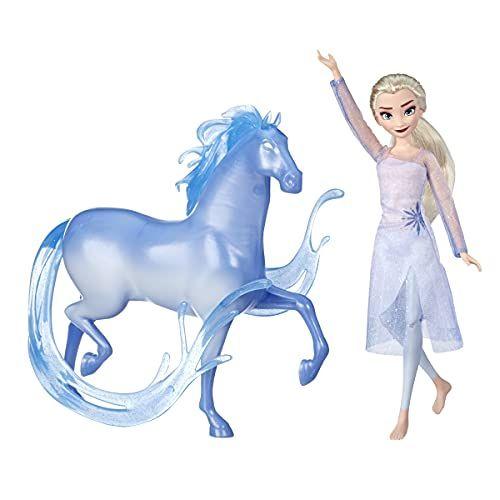 Imagem de Disney Frozen Elsa Fashion Doll & Nokk Figure Inspirado em Frozen 2, Brown/A