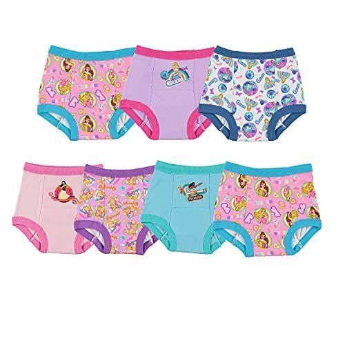 Imagem de Disney Girls' Toddler Princess Potty Training Pants Multipack, PrinTraining7pk, 3T