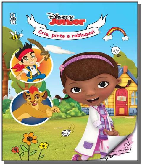 Imagem de Disney Junior - Crie, Pinte e Rabisque! - EDIOURO