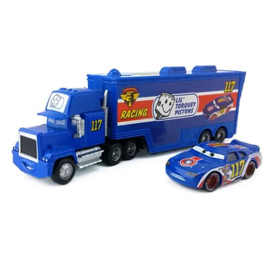 Imagem de Disney Pixar Carros Kit Corredor 117 Lil'Torquey + Caminhão