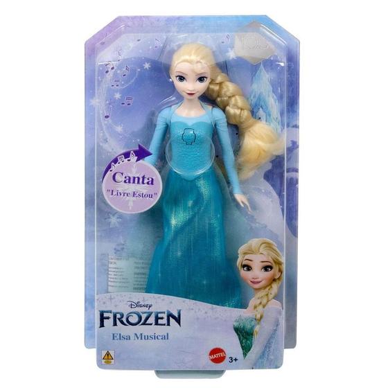 Imagem de Disney Princesa Boneca Elsa Música Mágica - Mattel