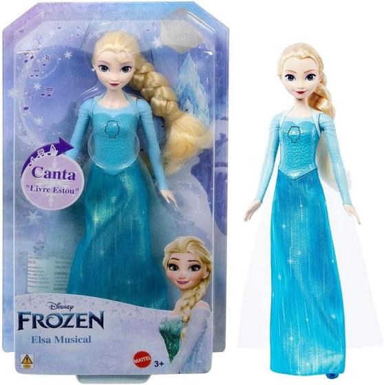 Imagem de Disney Princesa Boneca Elsa Música Mágica - Mattel