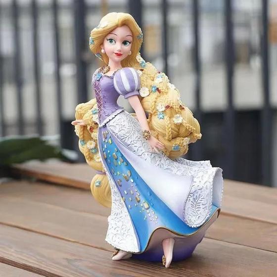 Imagem de Disney Princesa Rapunzel Jasmim Neve Branca 20cm Figura De Resina Brinquedo Decoração Do Quarto