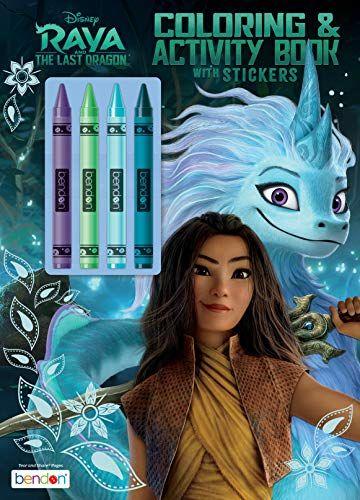 Imagem de Disney Raya e The Last Dragon 48-Page Coloring and Activity Book com 4 Lápis de Cor 50781