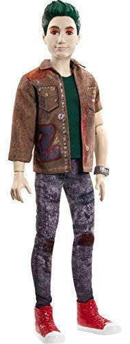 Imagem de Disney's Zombies 2, Zed Necedpolis Zombie Doll (~12 polegadas) vestindo roupa e acessórios grunge zumbi, 11 "Juntas" flexíveis, Grande Presente para maiores de 5 anos Amazon Exclusive