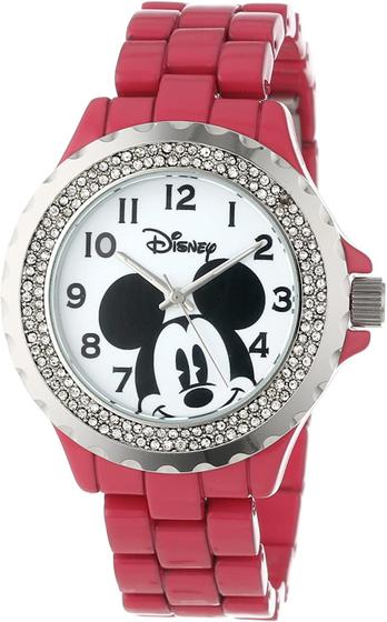 Imagem de Disney Women's W000505 Mickey Mouse Enamel Sparkle Bracelet Watch