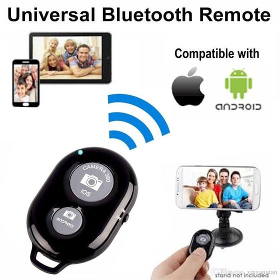 Imagem de Disparador Selfie Smartphone Obturador Remoto Bluetooth Foto