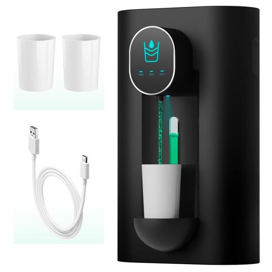 Imagem de Dispensador de enxaguatório bucal Oylik Automatic Touchless 540mL USB Preto