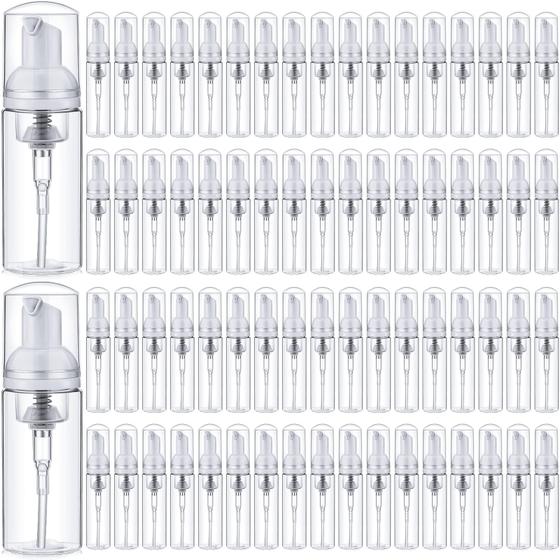 Imagem de Dispensadores de sabão em espuma Boao, 70 unidades, 60 ml, recarregáveis para viagens